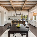 farmhouse kitchen and dining room
