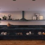 Caesarstone 5820 Darcrest quartz kitchen worktop