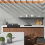 Caesarstone Visualiser Modern One Wall, I-Shape, 2D Render
