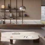 Caesarstone 8103 Calacatta Nobella Interior design