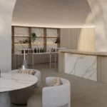 Caesarstone 8103 Calacatta Nobella Interior design