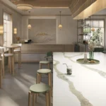 Caesarstone 8104 Calacatta Thyme Kitchen