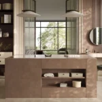 Caesarstone Porcelain 232 Cider Leather dressing room