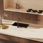 Caesarstone Porcelain 551 Travina kitchen