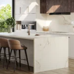 Caesarstone Porcelain 903 Aisling White kitchen